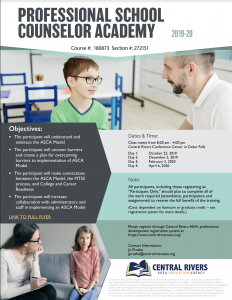 Professional School Counselor Academy