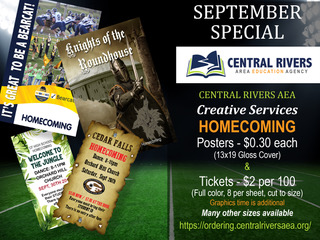 Check out the September Special from Creative Services