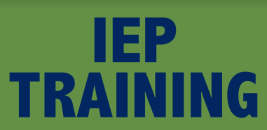 IEP trainings for teachers