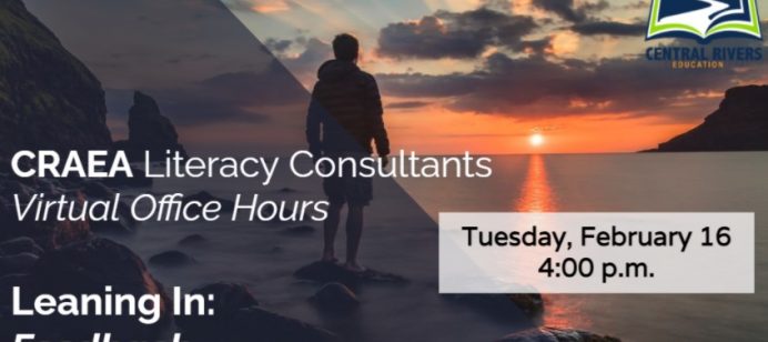 Join Central Rivers AEA Literacy Consultants for virtual office hours