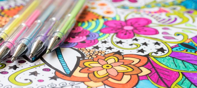 Self-Care coloring & activity books available for students