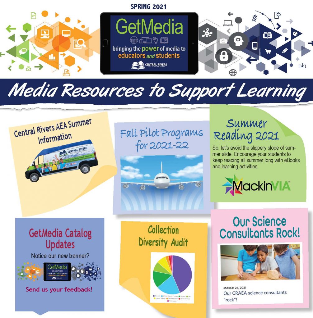 Spring 2021 GetMedia banner for newsletter