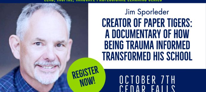 Jim Sporleder, creator of Paper Tigers: a documentary on how being trauma informed transformed his school