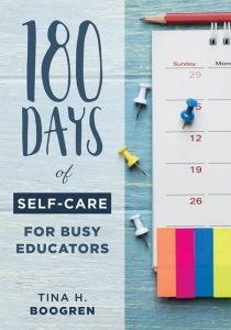 Book cover of 180 Day of self care