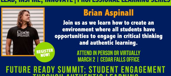 Save the date for the Student Engagement through Authentic Learning Summit!